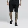 Shorts pour hommes été Sik soie gymnases coupe ajustée musculation mode Joggers pantalons de survêtement hommes Fitness pantalons courts vêtements de sport