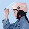 Motorcycle Helmets 54-61cm Open Face Helmet Quick Release Buckle Ventilated With Detachable Scarf For Men Women Wholesale