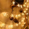 1 Pack Colorful Color LED Snowflake Curtain Light, Romantic Christmas Curtain String Lights, Fairy String Lights For Wedding Party, Home Garden Bedroom String Lights