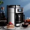 Koffiezetapparaten 1000 W automatisch elektrisch koffiezetapparaat Thuisbonenmolen LED eenvoudig display Alles-in-één Amerikaans zelfbedieningsfilterkoffiezetapparaatL240105