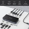 MOKiN Docking station USB C 8 in 1 4K 60HZ -2 DP 3 USB3.0 5Gbps PD 100W SD/TF per MacBook Pro/Air M1 M2 PC portatile Thunderbolt 240104