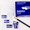 10Pcs 2B White PVC Eraser Student Exam Office Sketch Soft Eraser 240105