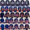 Hockey alternatif 2024 23 maillots Adam Fox 31 Igor Shesterkin 8 Jacob Trouba 13 Alexis Lafrenière 10 Artemi Panarin 93 Mika Zibanejad 20 Chris Kreider Reverse Retro