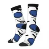 Men's Socks Funny Crazy Compression Angry Sock For Men Hip Hop Harajuku Mr. Little Miss Happy Seamless Pattern Printed Boys Crew