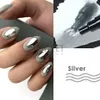 7pcs métallisé or argent marqueur à ongles stylo graffiti peinture crayon métal chrome bricolage dessin au trait outils de vernis accessoire de manucure 240105