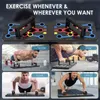 20-i-1 Push Up Board Get Fit Tone Bröstmuskler Vikbara multifunktionella träningsutrustning Fitness Sports Gym Träning Kit 240104