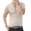 T-shirt a maniche corte da uomo casual New American Fashion estiva versione semplice fondo basic da uomo sottile con scollo a V top 240105