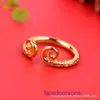 Tifannissm Designer Rings Designer Jewelry Ring Ring Vietnamese Sand Gold Monamel Lotus Lotus Smooth Moint Ring Moder لها مربع أصلي