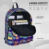 Mochila Bugsnax Locais Fan Art Pack Preto Tipo Bug Mochilas Estudante Bolsa de Livro Ombro Laptop Mochila Casual Viagem