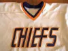 Män #16 Jack Hanson Charlestown Chiefs Jersey 17 Steve Hanson 18 Jeff Hanson Brother Slap Shot Movie Hockey Jersey Stitched