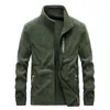 남자 재킷 의류 의류 세련된 캐주얼 부드러운 풀 지퍼 양털 옥외 재킷 경경 방풍 쉬운 남자 코트와 모피