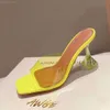 Amin Maddi Sandals Designers Sandals Leather New High Quality Women Sandal Summer Transparent Heels Wedding Dress Shoes Party Sexy Slides designer women sandals