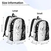 Rucksack Ästhetische Klaviertasche Musiknoten Unisex Schüler Klaviere Musik Pianist Büchertaschen Junge Mädchen Leinwand Tagesrucksack Geschenk