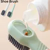 Liquid Shoe Cleaning Brush Soft Bristled Long Handle Brush for Clothes Clothing Board Household Cleaning Tool