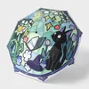 Parapluies Dessin animé Parapluie chat Patten fort support pas cher mode intelligent Parapluie marque plissable Protection UV Parapluie Anime YQ240105