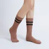 AL-08 Kadın Yoga Çorapları Kavrama Çorapları Kadın Oda Dansı Slip Silikon Silikon Taban Orta Tüp Yoga Çorapları Pulati Çoraplar