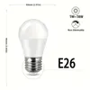 3 Packungen E26 5W LED-Lampen entsprechen 38W Glühlampen, Tageslicht 6500K Warmweiß 3000K 500 Lumen ultrahelle Glühbirnenlampen sind für Wohnzimmer geeignet