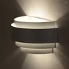 Lâmpada de parede Nordic Caracol Led Sconce Luzes para Quarto Sala de Estar Escada Corredor Varanda AC85-265 Casa Decoração Interior Iluminação