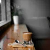 Latte Cups Zestaw kawy 4,5 unz / 13L kawy kubki kubki płaskie kawa kawy Espresso Przynoś klasyczną elegancję do stołu 240105
