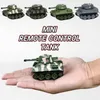 Mini RC Car Toy for Boys Remote Control Tank Radiokontrollerad Clawer Small Electronic Toys Simulate Tank Model Children Gift 240105