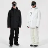 Uomo Tute da snowboard Inverno Impermeabile Uomo Tute da neve Montagna Maschile Set da sci Giacca da esterno Pantaloni Uomo Tute da neve Cargo Antivento 240104