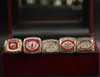 Three Stone Rings High Quality 5Pcs 1972 1982 1983 1987 1991 Washington Football Championship Ring Set Fans Us Size 11 Drop Delivery Jewel Dhvu1