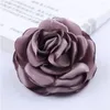 Accessoires pour cheveux 2,0 pouces Mini Rose Fleur Dos Plat Brûlé Rosette Pour Mignon Tissu Fleurs Bandeau Broche Accessoire De Mariée