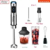 LED Fabrikspris 1500W 64 i 1 Electric Stick Hand Commercial Blender Food Processor Egg Whisk Mixer Juicer Meat Grinder 240104