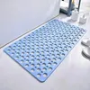 Bathroom NonSlip Mat With Suction Cup Round Hole Design Massage Ring Quick Drain Suitable For el Shower Room 240105