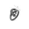 Punk Hip Hop Simple 14 Gold Snake Ring For Men Women Fashion Animal Snake Couple Ring Jewelry Best Gift