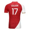 2023 2024 Casa lontano AS Monaco Maglie da calcio Nero Away BEN YEDDER MINAMINO BOADU GOLOVIN Maillot De Foot BALOGUN EMBOLO Flocage Uomo Bambini FOFANA Maglia da calcio