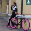 Bikes 26 inch Fixed gear bicycle without brake single speed 30 knife high carbon steel road bikeL240105