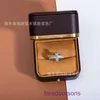 Tifannissm Designer Rings designer jewelry ring Double T Ring Fashion Simple Full Diamond Female High Version Live Broadcast Have Original Box