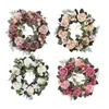 Decorative Flowers Handmade Artificial Wreath Floral Swag Flower For Home Decor