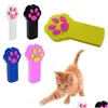 Giocattoli per gatti Divertenti Zampa Fascio Laser Giocattolo Interattivo Matic Puntatore rosso Esercizio Forniture per animali domestici Rendere felici i gatti Consegna a goccia Giardino domestico Dhf5P Dhltd