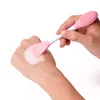 Wholesale Face Cleaning Tools 2 in 1 Silicone Face Mask Brush with Box Reusable Brushes for Face Mask Eye Mask Body Lotion