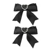 Hair Clips Bow Clip Elegant Large Side Sweet Girls Gothic Bowknot French Barrette