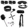 Sex Bondage Gear Manette Giochi sessuali Frusta Bavaglio Kit giocattolo BDSM Giocattoli sessuali per coppie 240105