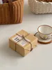 Tasse en céramique japonaise coffret cadeau pour ami plat cuillère en bois imprimé Floral romantique tasse à café irrégulière tasses d'eau à la maison 240104