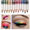 12 PcsSet Long Lasting Pigment Eye Liner Pencil 12 Colors Eyeliner Pen Eye Cosmetics Makeup Tool Women's Makeup Tool Cosmetics 240104