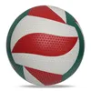 Impressão de vôleiModel5500Tamanho 5 Presente de Natal Voleibol Treinamento esportivo ao ar livre Bolsa de agulha com bomba opcional 240104