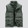 Vest Men Winter Sleeveless Jackets Winter Warm Coat Vest Men Casual Solid Waistcoat Outwear chalecos para hombre 240104