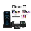 Wireless Chargers AIXXCO All in One With clock Qi Wireless Charger Dock Station Wireless Charging Wireless Chargers Phone YQ240105