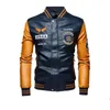 Men Moto Leather Jackets Slim Fit PU Coats High Quality and Fashion Autumn 4XL 240105