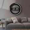 Led 3D Technologie Horloge Murale Lumineux Numérique Électronique Muet Température Date Multifonction Saut Seconde Horloge Décoration de La Maison H12311