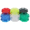 Grinder per fumo Set da fumo per smerigliatrice angolare multicolore traslucido in plastica acrilica a due strati diametro 53mm Wfmra