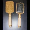 Diamond encrusted Comb Brush StickDrilled Airbag Massage Women Curly Detangle Hair for SHairdressing Styling Tools 240105