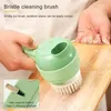 4 In 1 Electric Vegetable Cutter Set Portable Mini Wireless Food Processor Slicer Garlic Chili Meat Garlic Chopper With Brush 240104