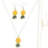 Collana Orecchini Set Orecchini Ananas Gioielli Da Donna Gioielli Per Kit Vintage