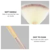 Makeup Brushes 3 PCS Fan Brush Powder Highlighter Kit Cosmetics B Ansiktsformad Drop Delivery Health Beauty Tools Tillbehör OTPF0